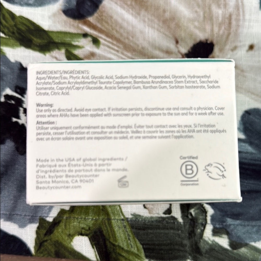 NEW Beautycounter Reflect Effect AHA Smoothing Facial Mask 2.5 ounces - Picture 2 of 3